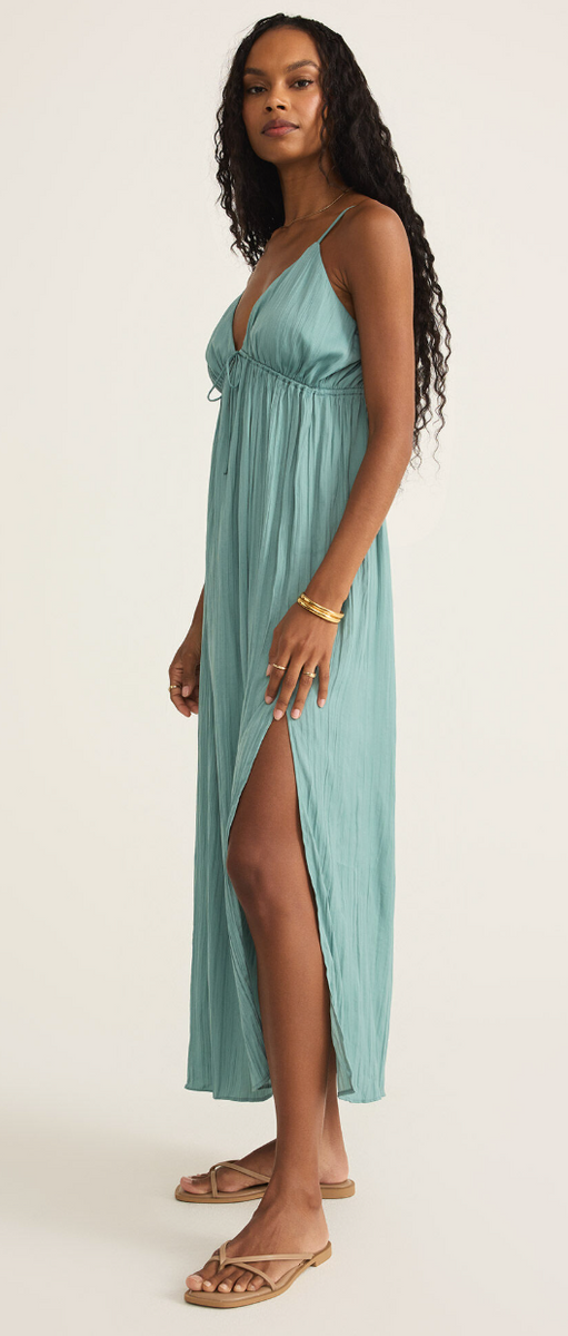 Manon Satin Maxi Dress – The Line Boutique