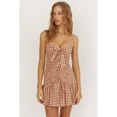 Sweetheart Gingham Dress
