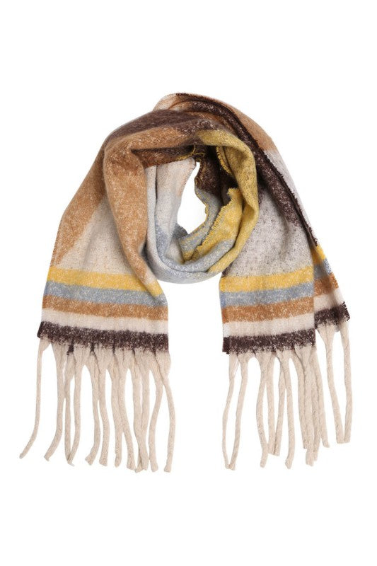 Cozy Geometric Scarf