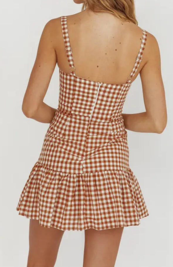 Sweetheart Gingham Dress