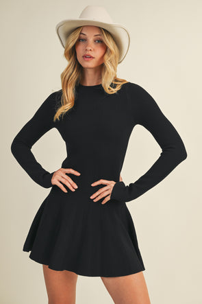 Flare Knit Dress