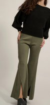 Olive Flare Pants