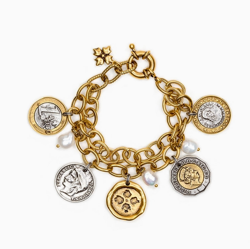 Patricia Nash Double Charm Bracelet