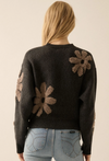 Floral Chenille Sweater