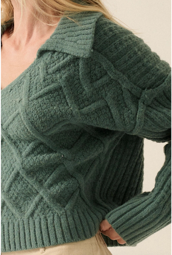 Envy Cable Sweater