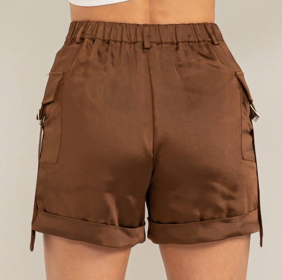 Silk Satin Shorts – Fillo Boutique