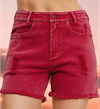 Pip Denim Short Red