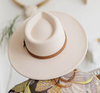 Flat Wide Brim Hat