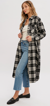 Longline Flannel Shacket