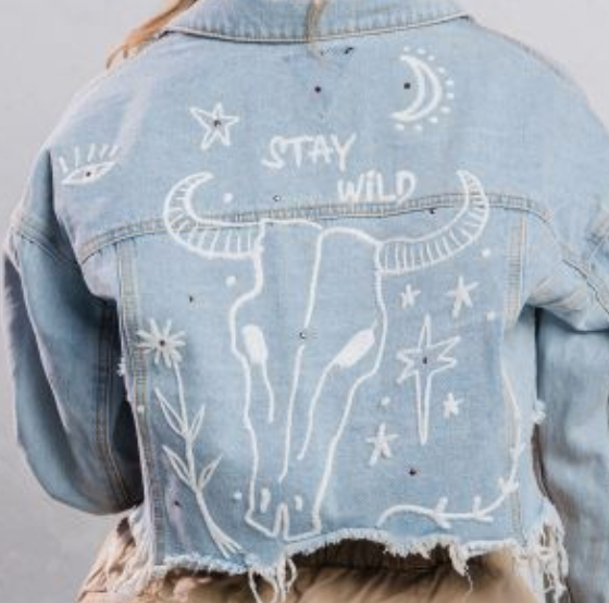 Stay Wild Denim Jacket