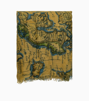 Patricia Nash European Map Scarf