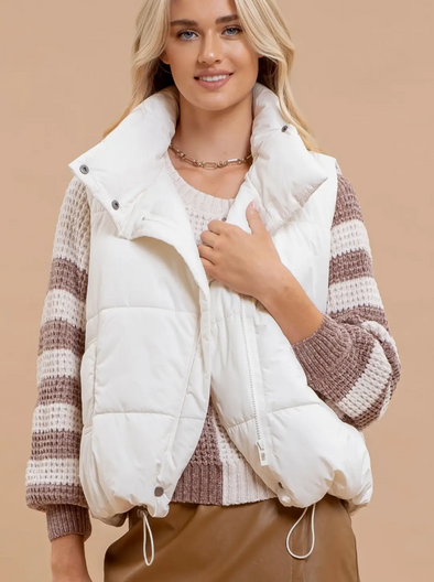 Snowy Puffer Vest