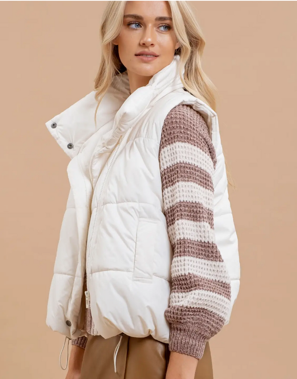 Snowy Puffer Vest