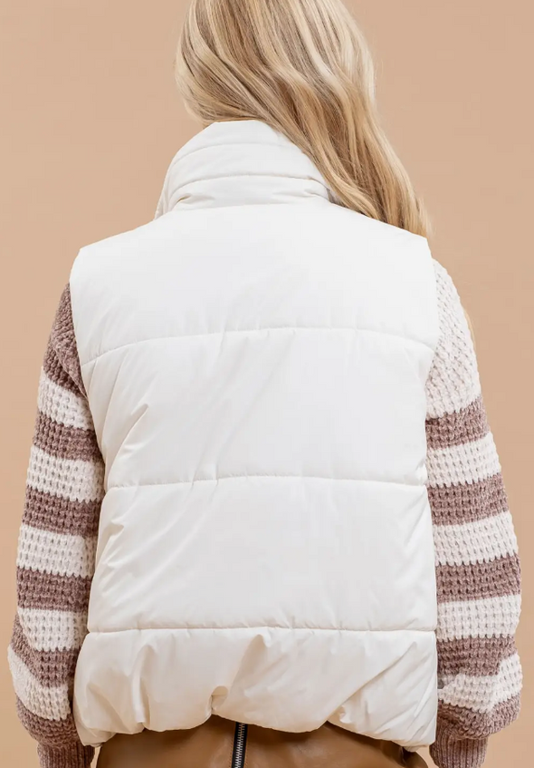 Snowy Puffer Vest