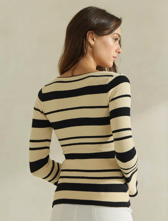 Elin Stripe Sweater