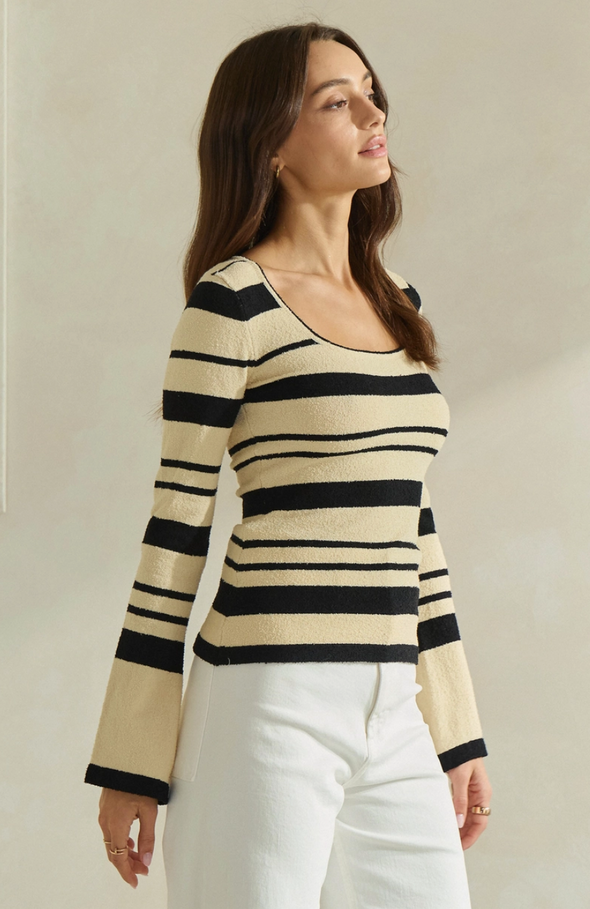 Elin Stripe Sweater