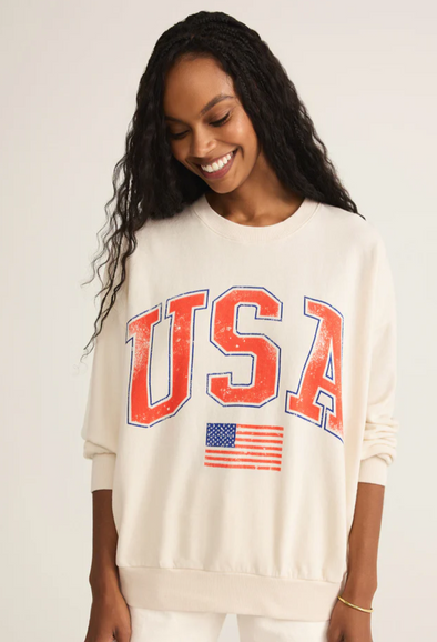 Flag Sunday Sweatshirt