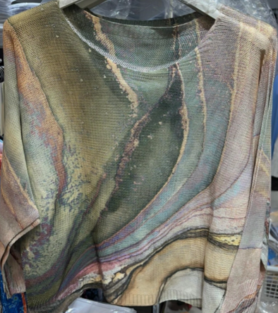 Marble Knit Top