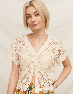 Megan Crochet Cardi