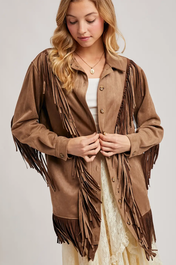 Beth Fringe Jacket