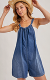 Elise Denim Romper