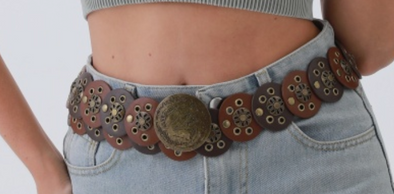 Western Two Tone Belt