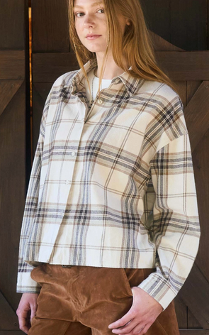 Allison Plaid Top