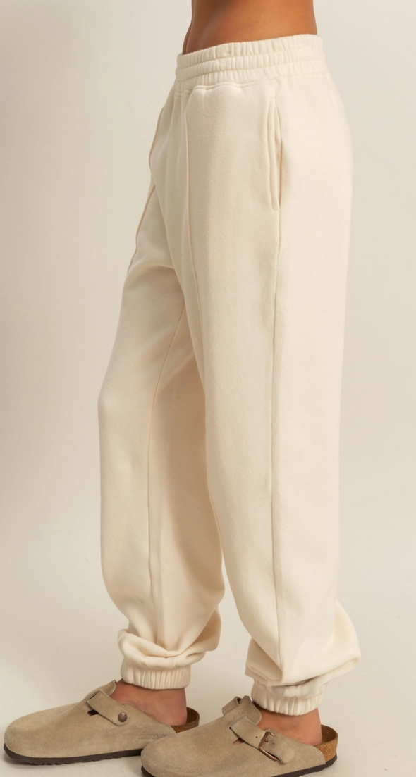 Pintuck Joggers