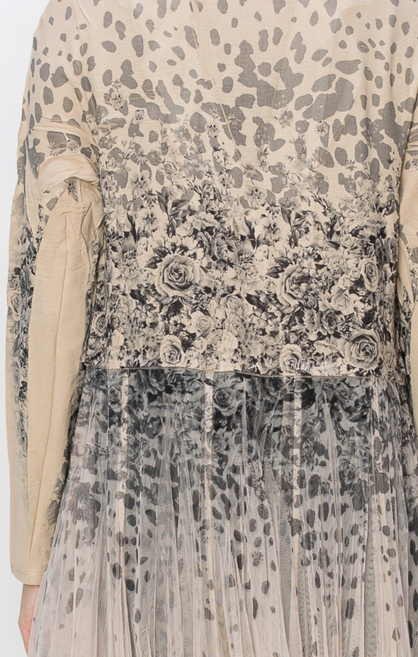 Leopard Rose Blazer