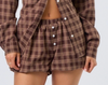 Jodi Plaid Shorts