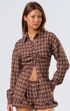 Jodi Plaid Top
