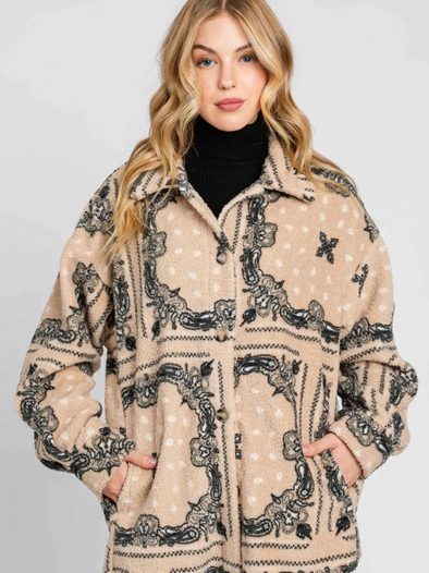 Ellise Sherpa Shacket