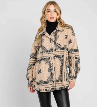 Ellise Sherpa Shacket