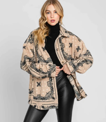 Ellise Sherpa Shacket