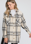 Contrast Plaid Jacket