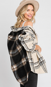 Contrast Plaid Jacket