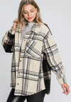 Contrast Plaid Jacket