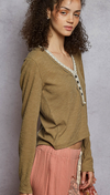 Polly Olive Top
