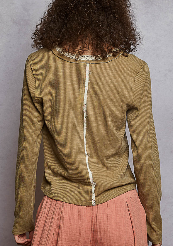 Polly Olive Top