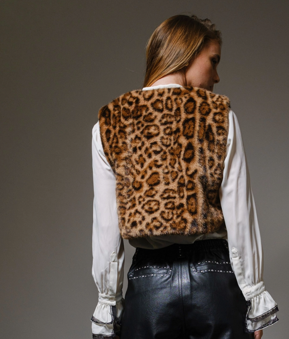 Leopard Fur Vest