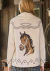 Horse Cardigan Sweater