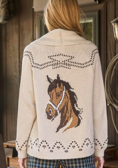 Horse Cardigan Sweater