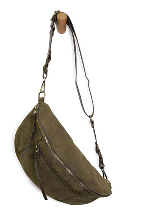 Olive Nina Faux Suede Sling