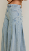 Sabrina Pleat Denim