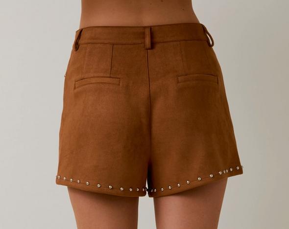 Meghan Suede Shorts