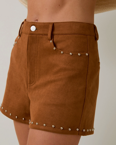 Meghan Suede Shorts