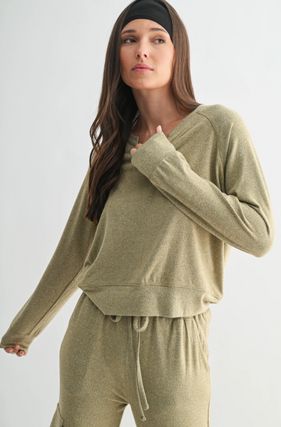 Hacci Henley Top