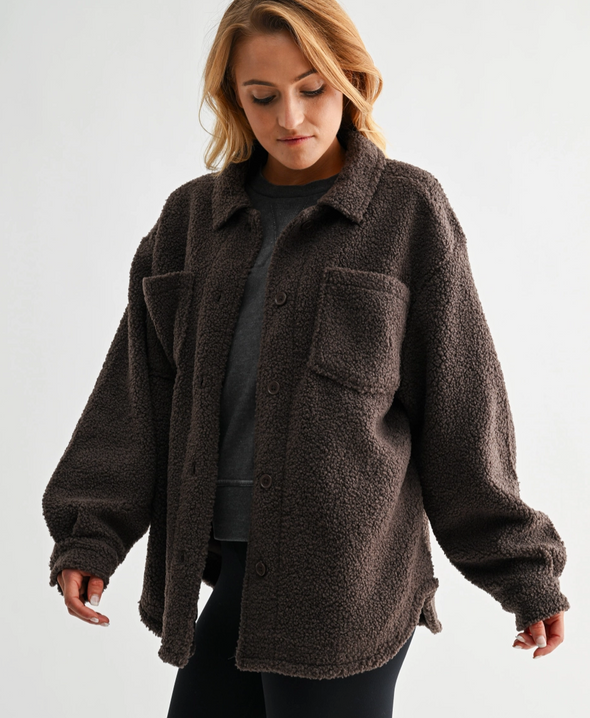Cocoa Sherpa Shacket