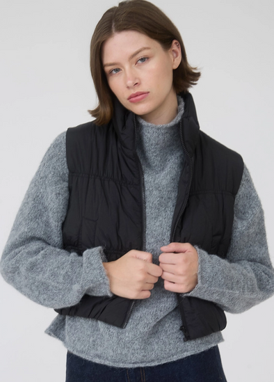 Black Puffer Vest