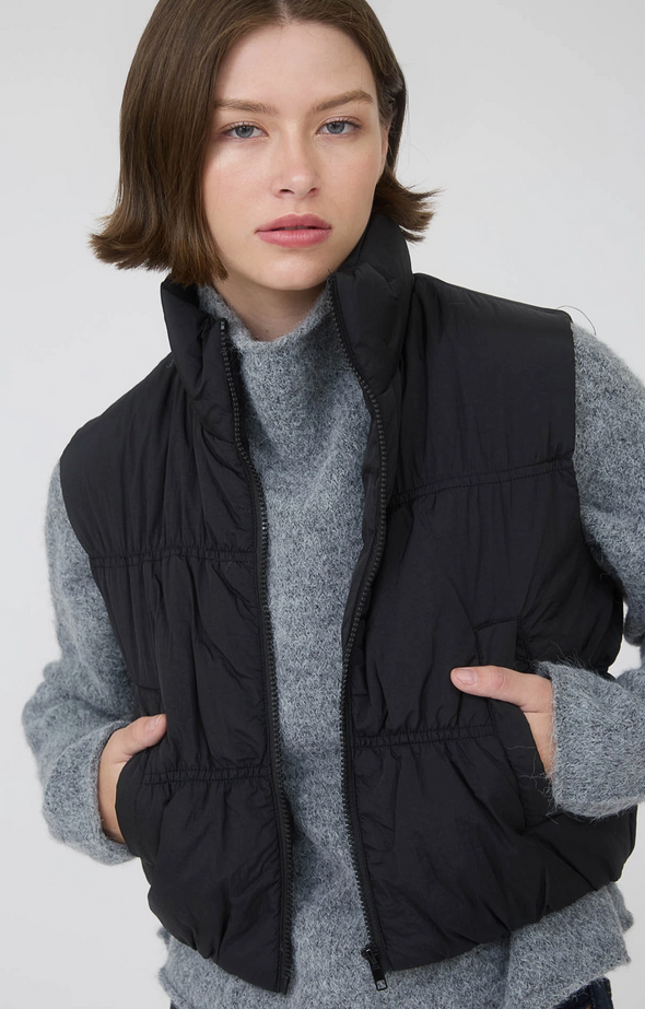 Black Puffer Vest